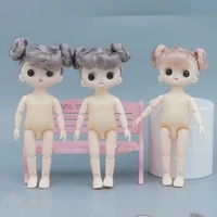 bjd 16cm doll 3d eyes 8 points 20 movable joints naughty face squinting mouth mouth sticking tongue cute doll childrens toys