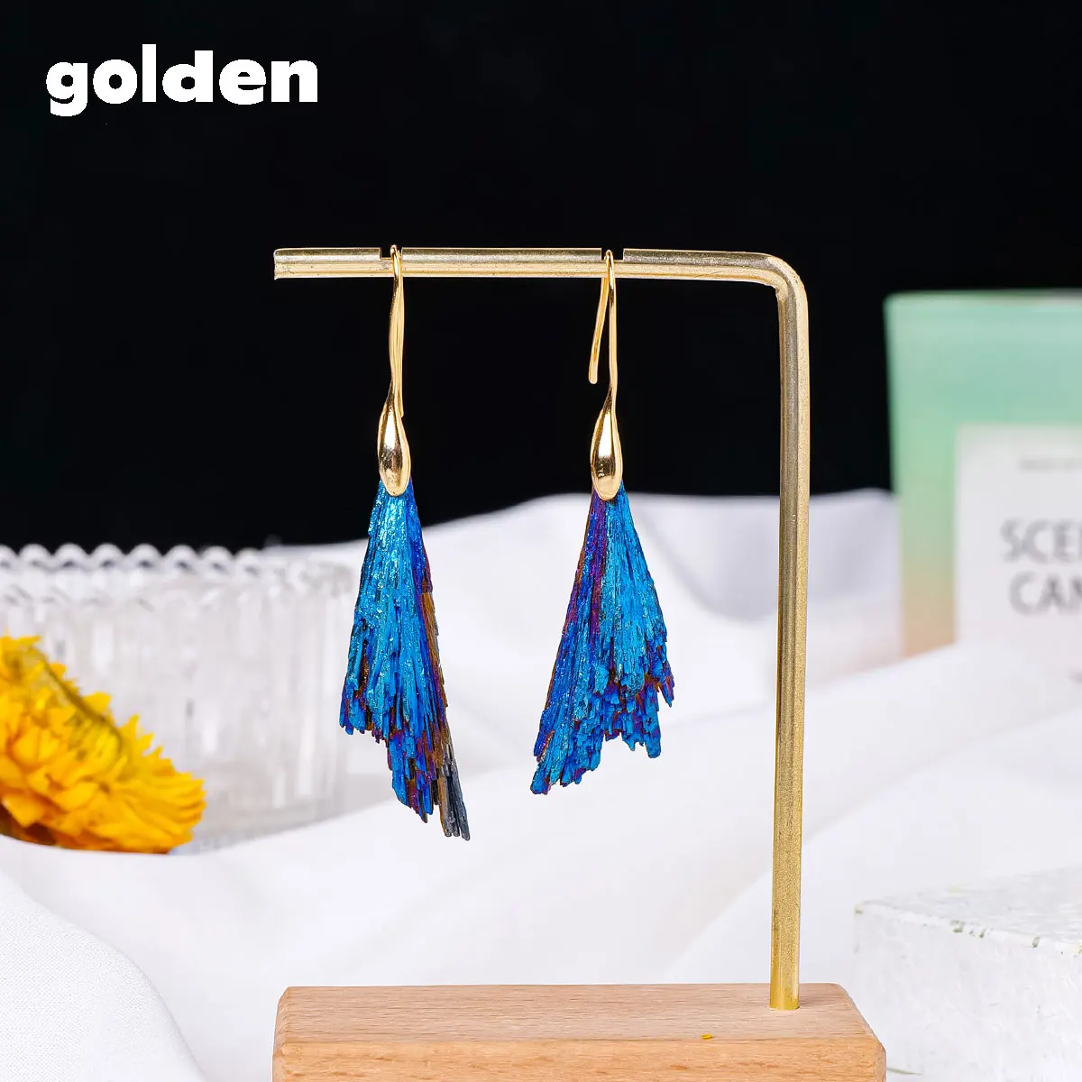 

Серьги из камня Runyangshi