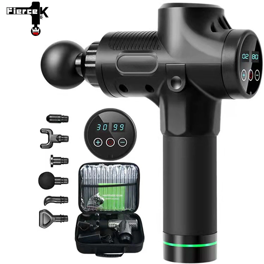 

High Frequency Massage Gun Muscle Relax Body Relaxation Electric Massager with Portable Bag Therapy Gun for Fitnes Neck Massager