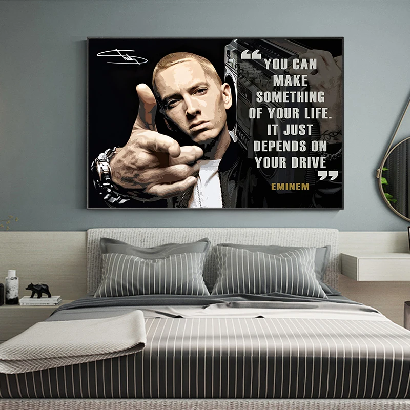 Мотивационный плакат холст живопись планшетофон винтажный портрет настенное