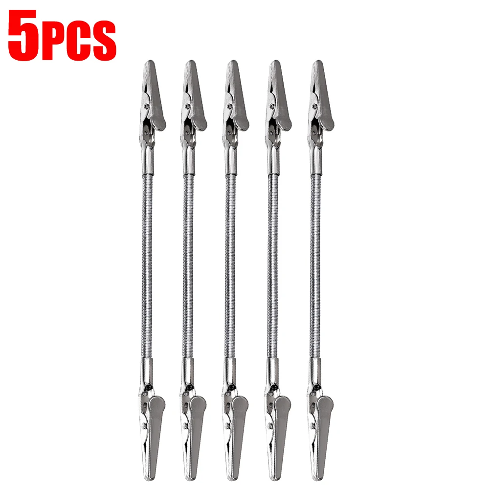 

Двухсторонние металлические зажимы-крокодилы 18 см