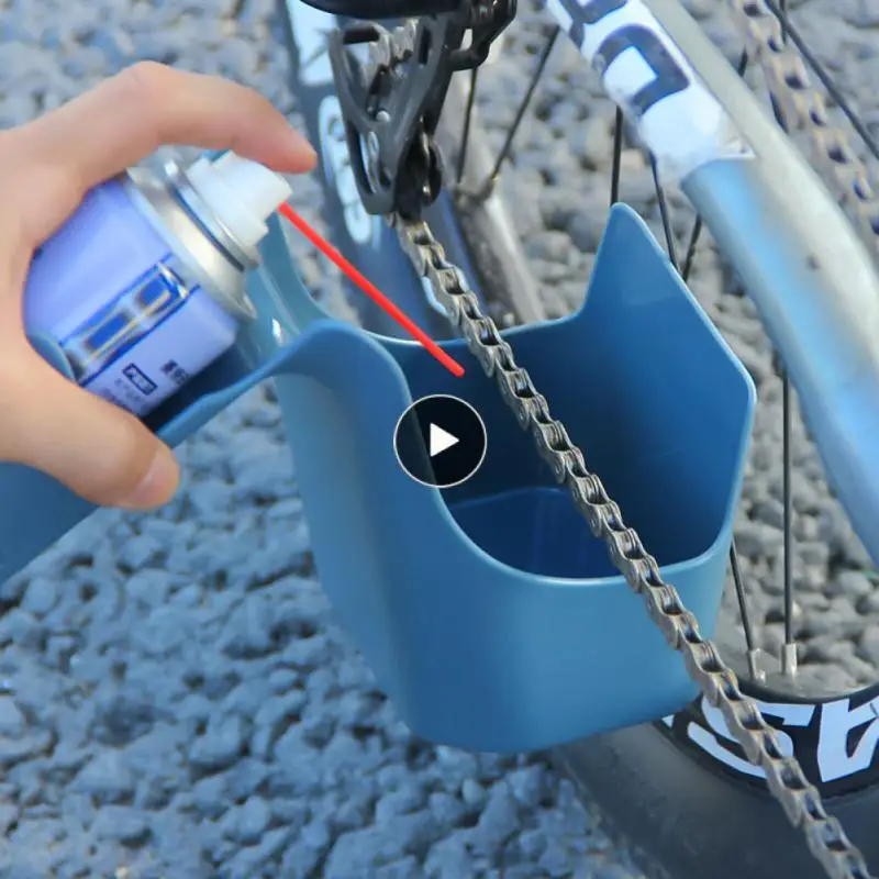 

Ящик для хранения велосипедного масла широко используемый практичный инструмент для защиты от брызг масла на цепочке применяемый брызгозащищенный для мотоцикла велосипеда