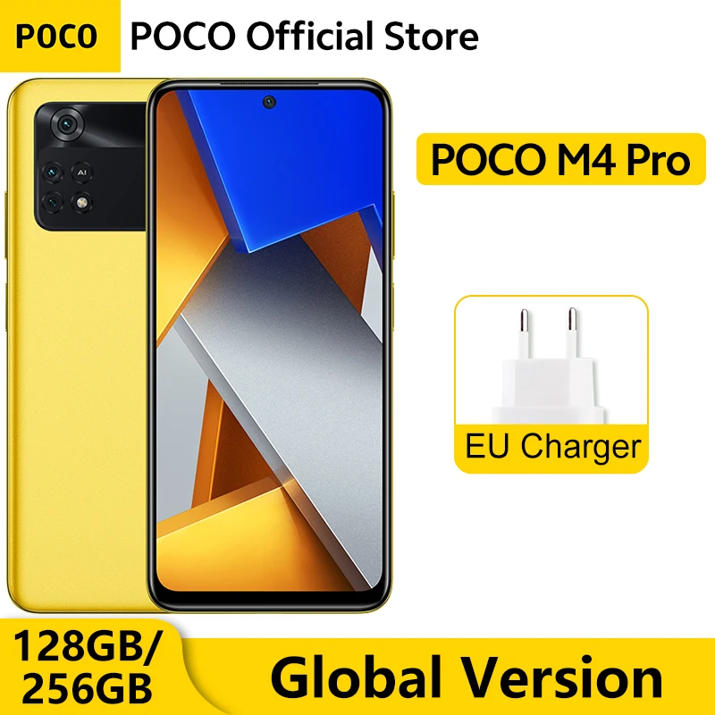 POCO M4 Pro NFC Global Version 6GB 128GB / 8GB 256GB Smartphone Helio G96 64MP Triple Camera 90Hz AMOLED DotDisplay 33W 5000mAh