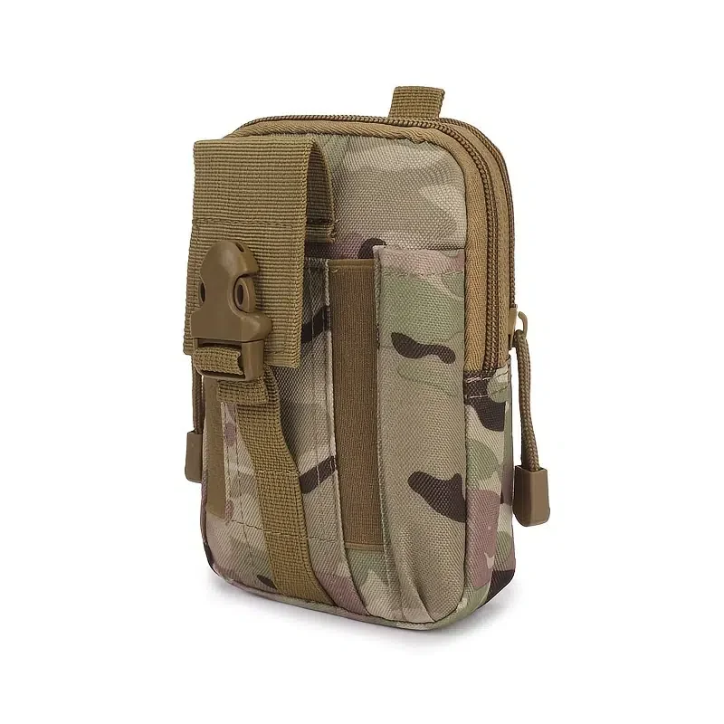 

1pc Multi-color Waterproof Pouch Functional Tactical Waist Bag Suitable For Outdoor Running Hiking Fishing