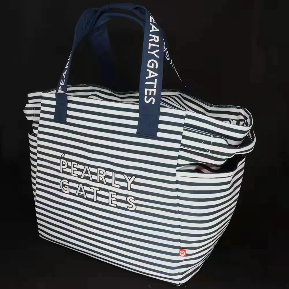 PG Golf Clothing Storage Bag Ladies Golf Bags Eco-friendly Striped Canvas Composite Bag