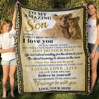 to my amazing son blanket lions blanket blanket for son blanket for boy family throw blanket blankets for gift