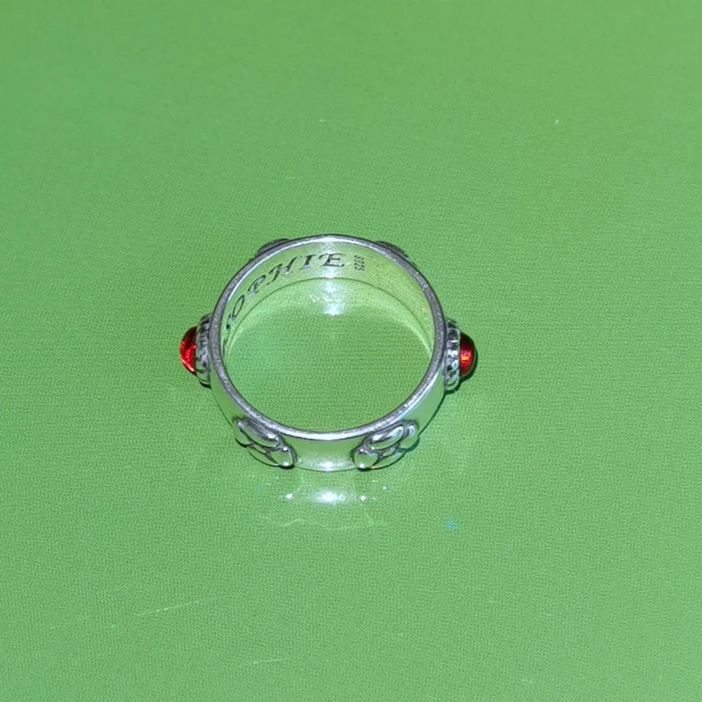 Серебряное кольцо с движущимся замком Хаяо Миядзаки