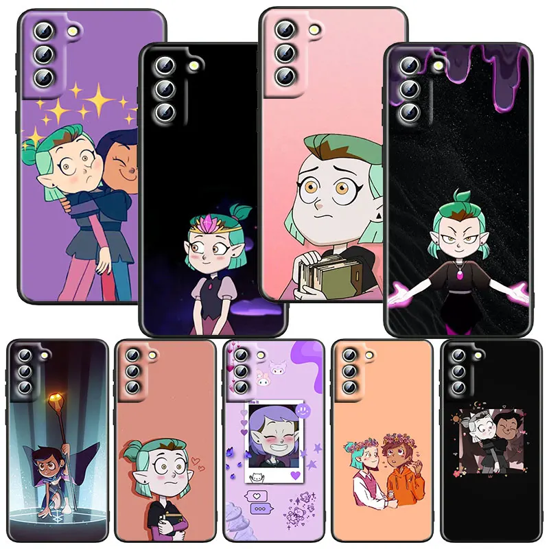 

Pretty Magic House Phone Case For Samsung Galaxy S22 S21 S20 S10 S10e S9 S8 S7 PRO Ultra Plus FE Lite Black luxury Cover Funda