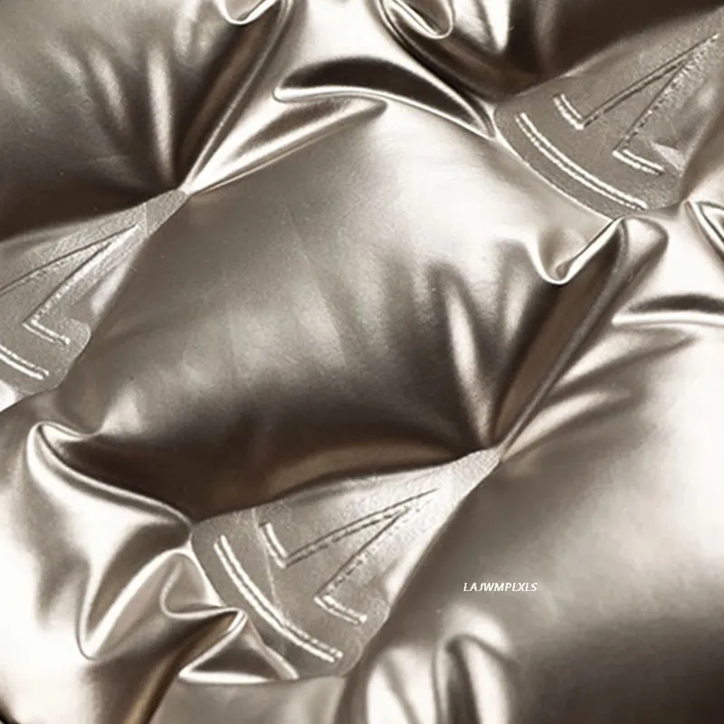 2023 Winter 90% White Duck Down Jacket Hooded Natural Fox Fur Collar Shiny Women's Down Jacket Warm Female Short Parka