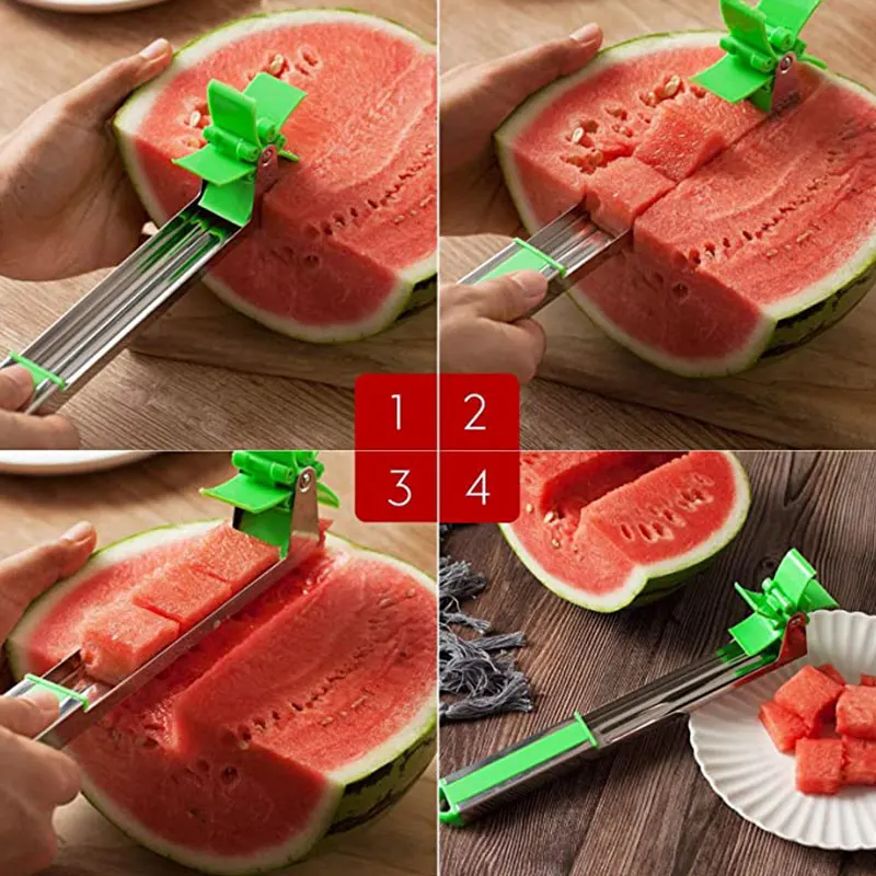 Stainless Steel Watermelon Slicer Cutter Knife Corer Fruit Vegetable Tools Kitchen Gadgets Accessories Utensilios Cooking |