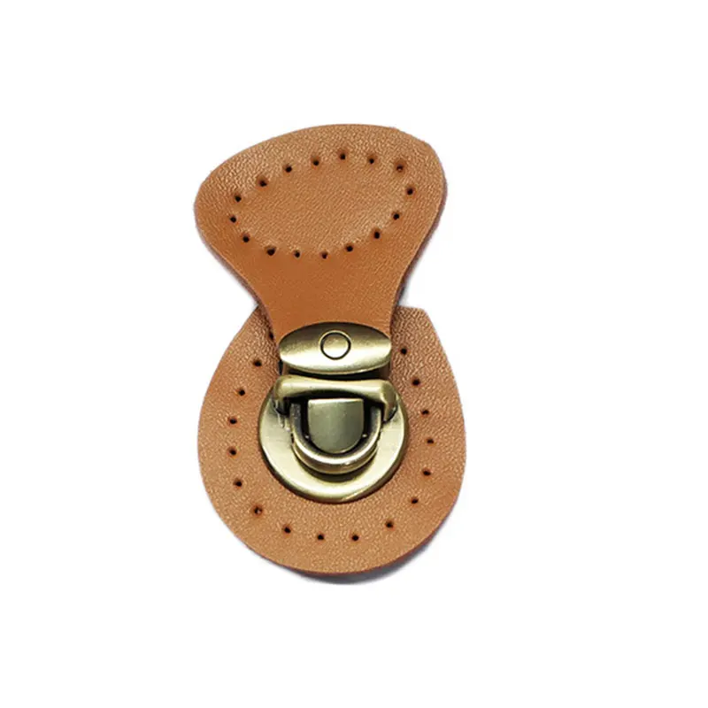1Pc Leather Bag Lock Multicolor Button Fasteners Snap Buckles Replacement Handmade Bag DIY Clasp Accessories Women Handbag Clasp