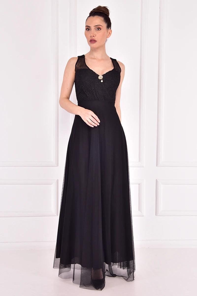 

Gauze Dress Black ZNG2972