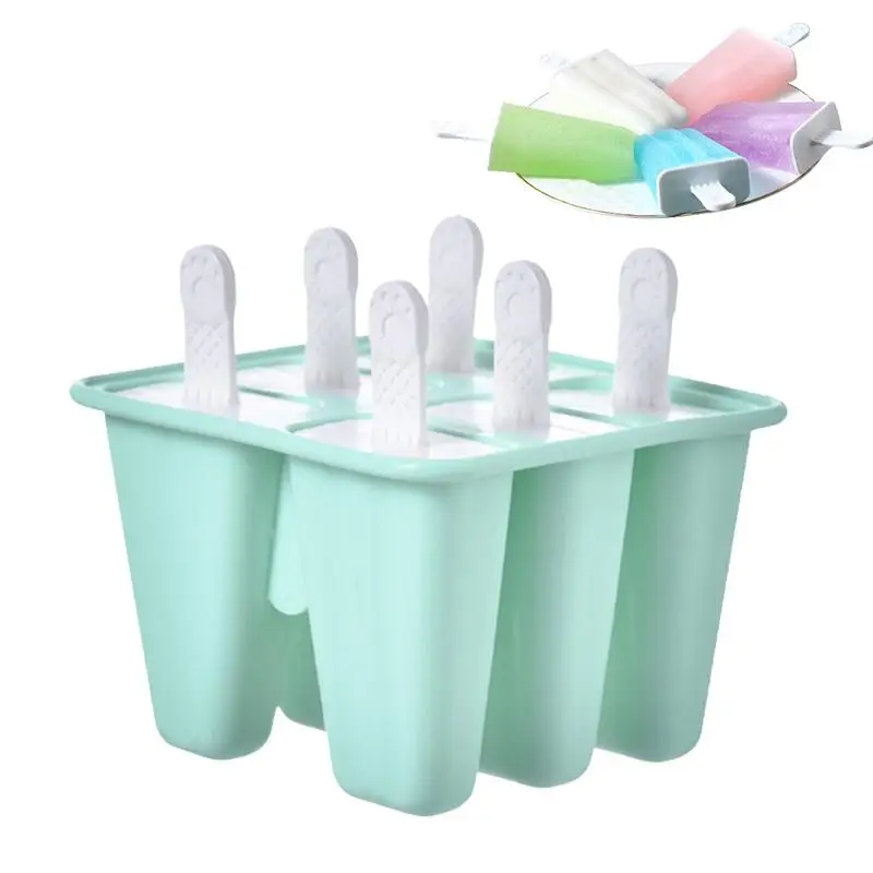 

Форма для мороженого из пищевого силикона, 6 ячеек