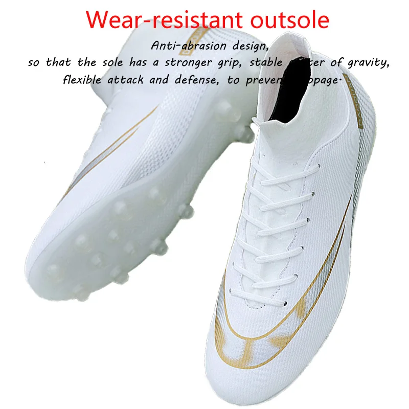 Quality Football Boots Wholesale C.Ronaldo Soccer Shoes Assassin Chuteira Campo TF/AG Soccer Sneakers Professional Training Shoe