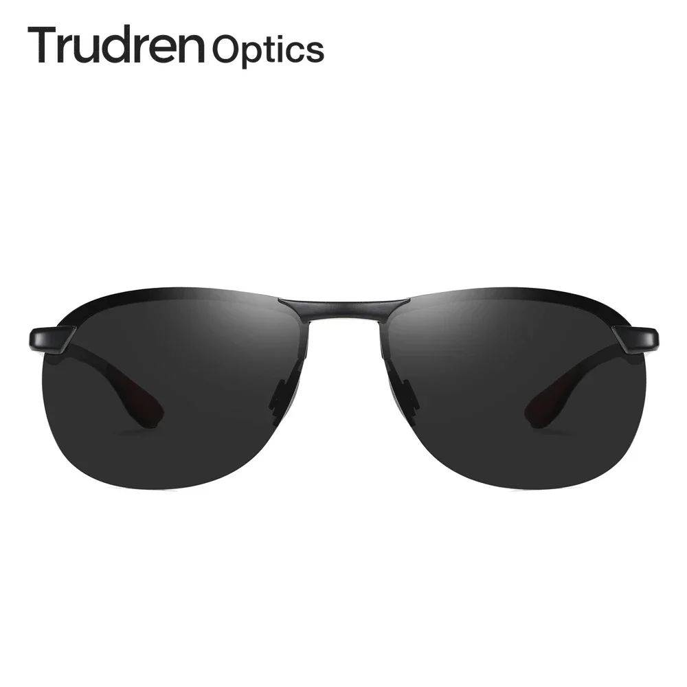 Очки солнцезащитные Trudren мужские с полуоправой овальные спортивные
