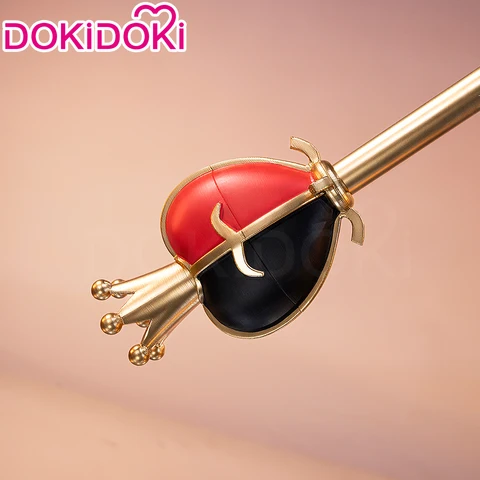 Riddle трость золотисто-красная для косплея