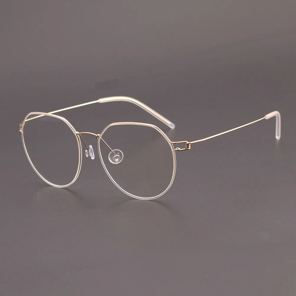

Элегантные Круглые очки для близорукости в стиле ретро без винтов