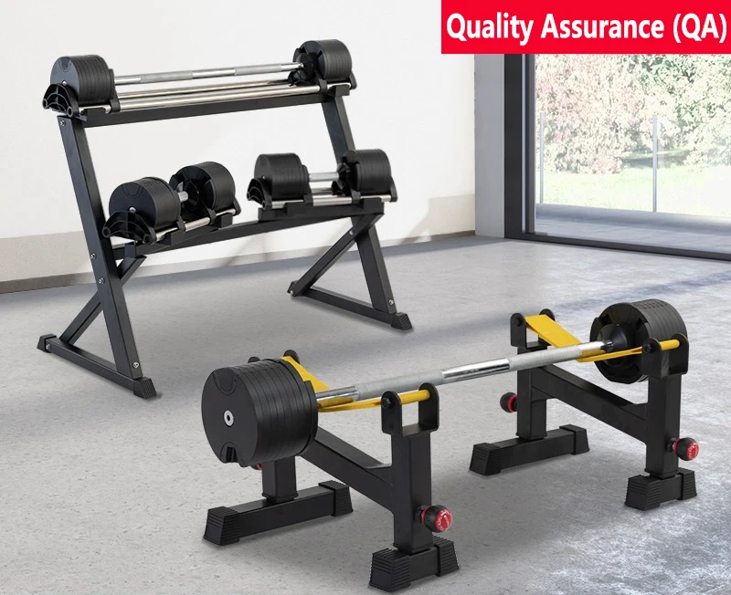 Гимнастическое оборудование многофункциональная штанга 2 в 1 набор гантелей кг с