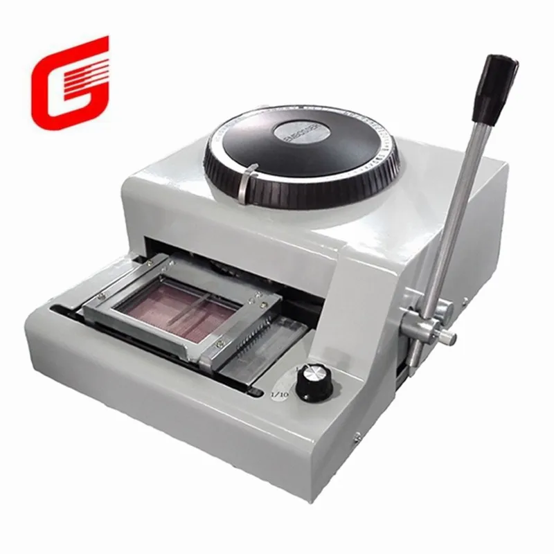 

PVC Card Embosser,cheap plastic card make machines Stamping Machine