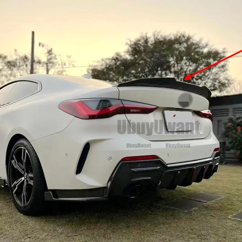 Автомобильный спойлер для BMW 4Series G22 Coupe/G82 M4 PSM Стиль из настоящего углеродного