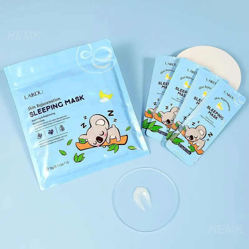 

15PCS LAIKOU Moisturizing Facial Mask Anti Wrinkle Hydrating Sleeping Face Masks Brightening Beauty Skin Care Korean Cosmetics