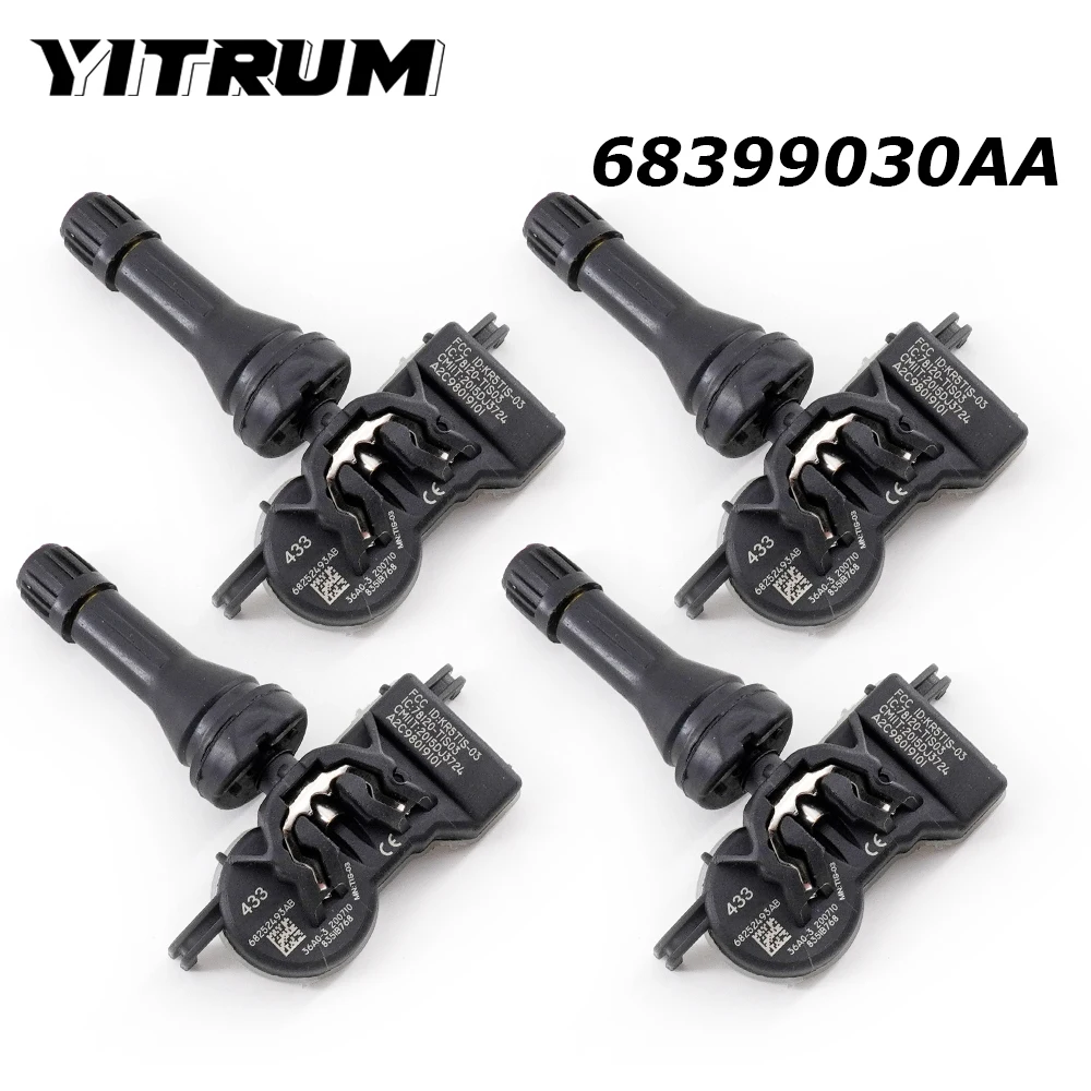 Датчик давления YITRUM 68399030AA TPMS, датчик давления для Dodge Durango Chrysler Pacifica Voyager Jeep Compass Renegade 68193586AD 68193586AC