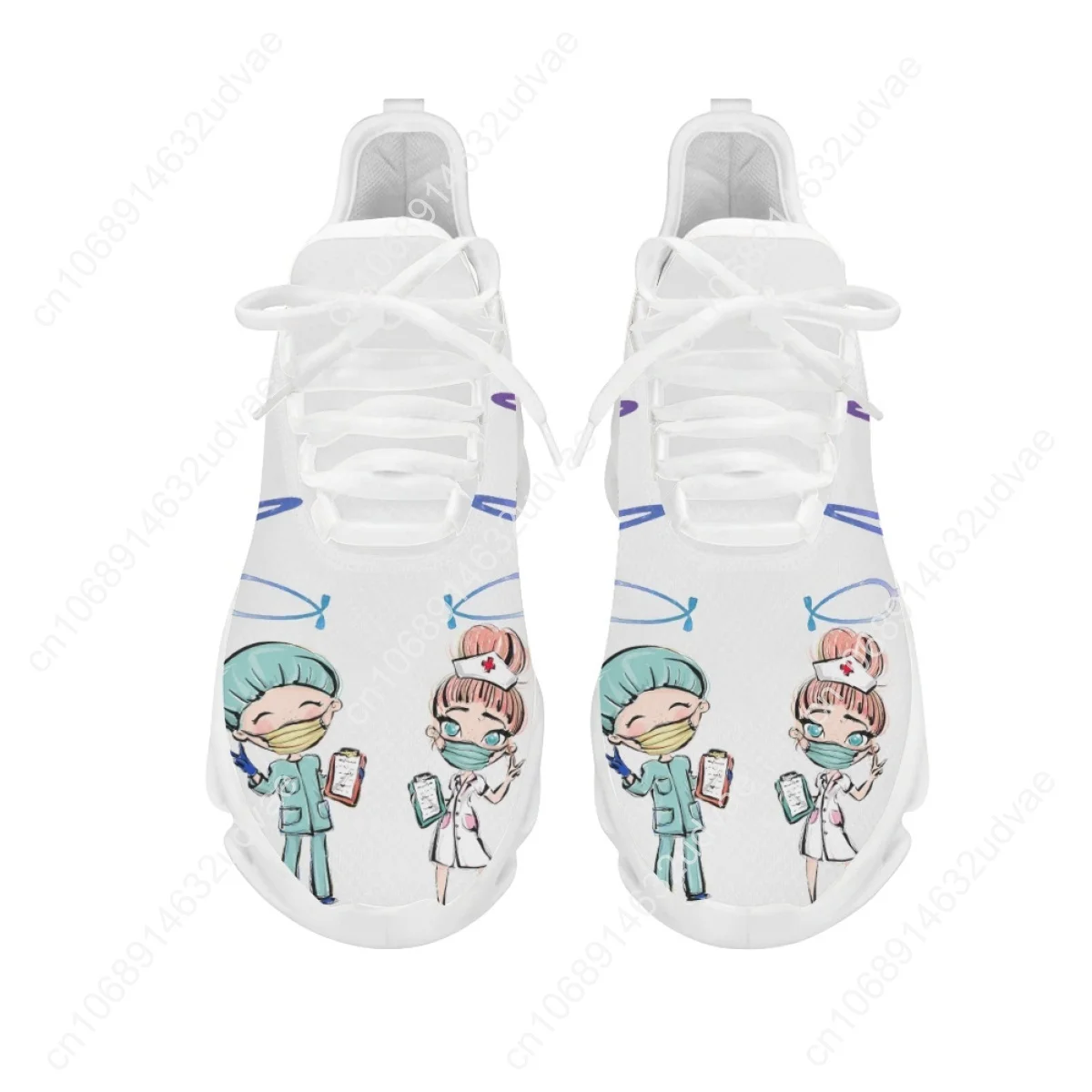 Женские дизайнерские сетчатые кроссовки на плоской подошве