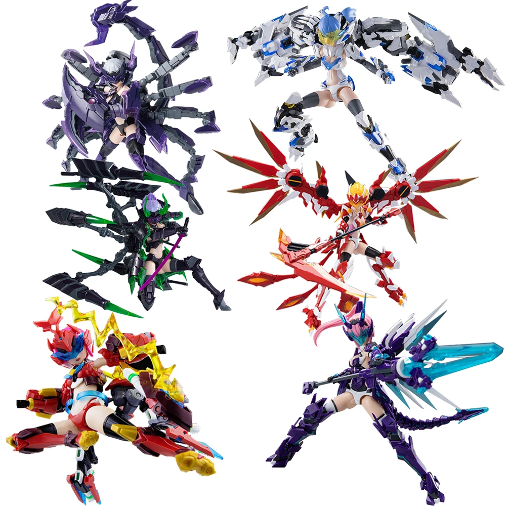 

E-Model Four Holy Beasts 1/12 Assembly Gundam Model ATKGIRL Frame Arms Girl Green Dragon Suzaku White Tiger Scorpion Anime Toys