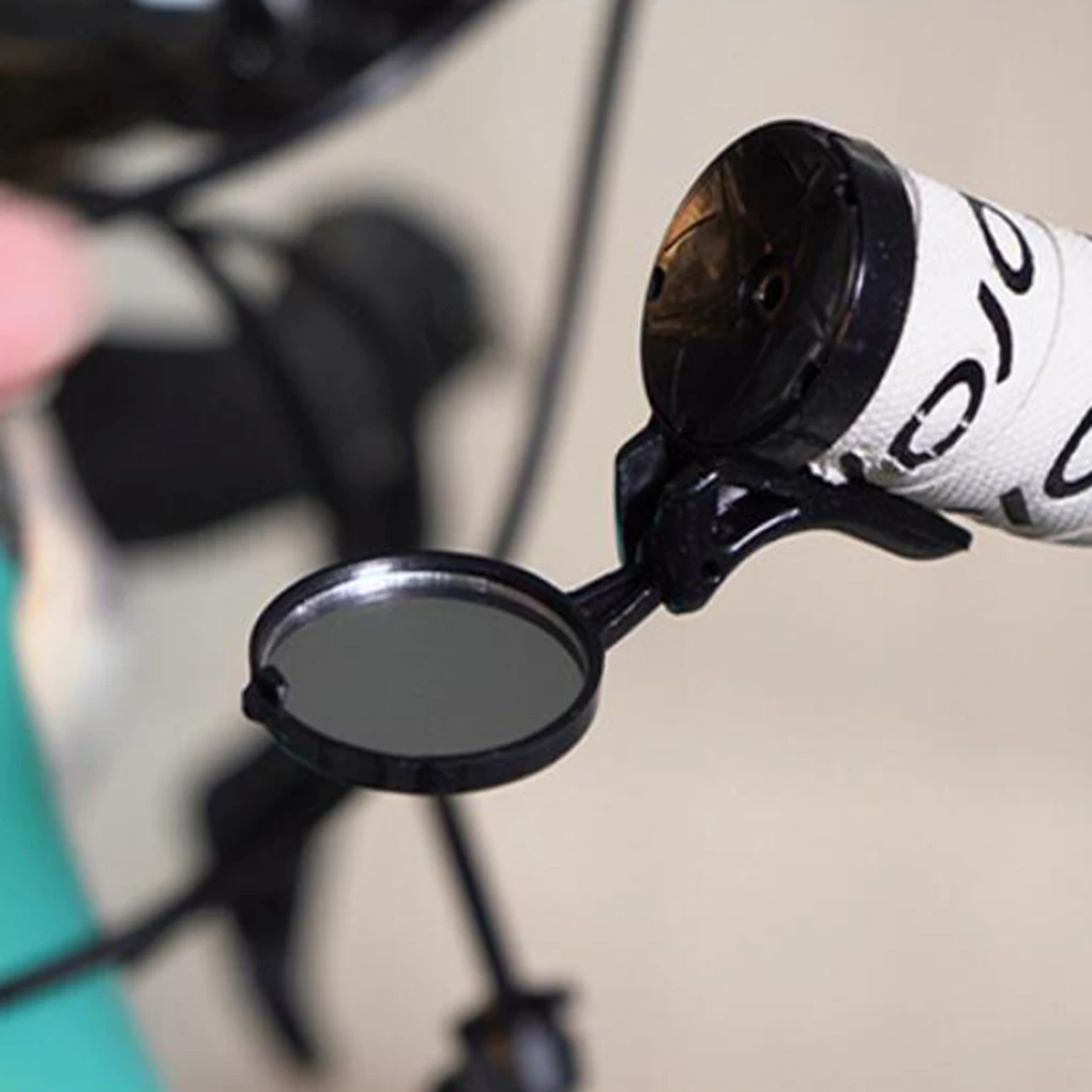 

Foldable Bike Rear View Mirror MTB Road Mountain Bike Handlebar Plug Rear View Mirror Cycling Adjustable Bicycle Accessories