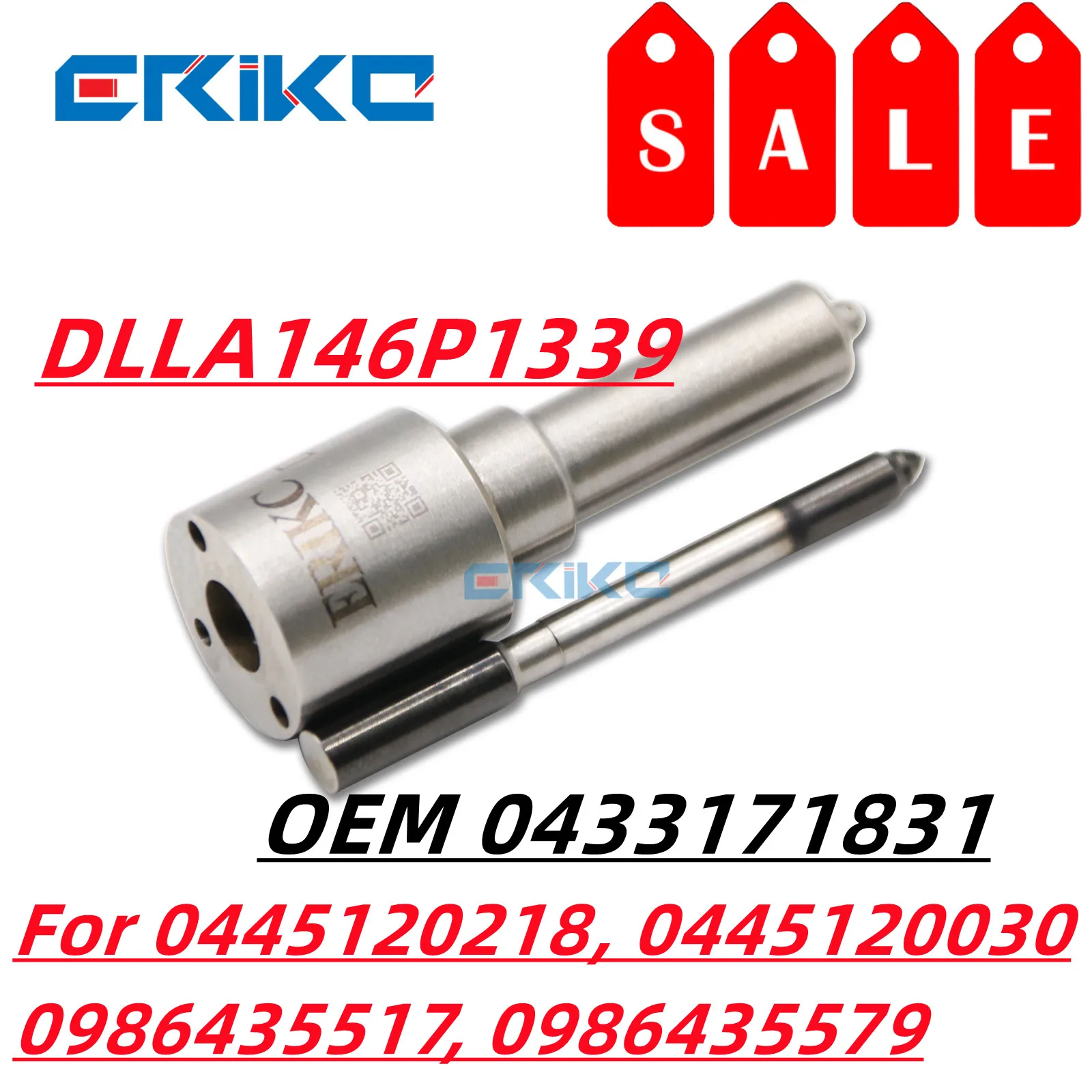 0433171831 ERIKC DLLA 146 P1339 комплект форсунок для впрыска дизельного топлива DLLA146P1339