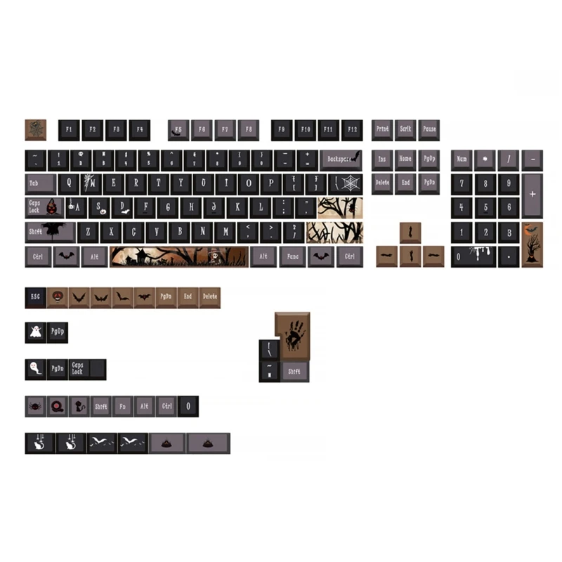 

136 клавиш/комплект, колпачки для клавиш MX Switch
