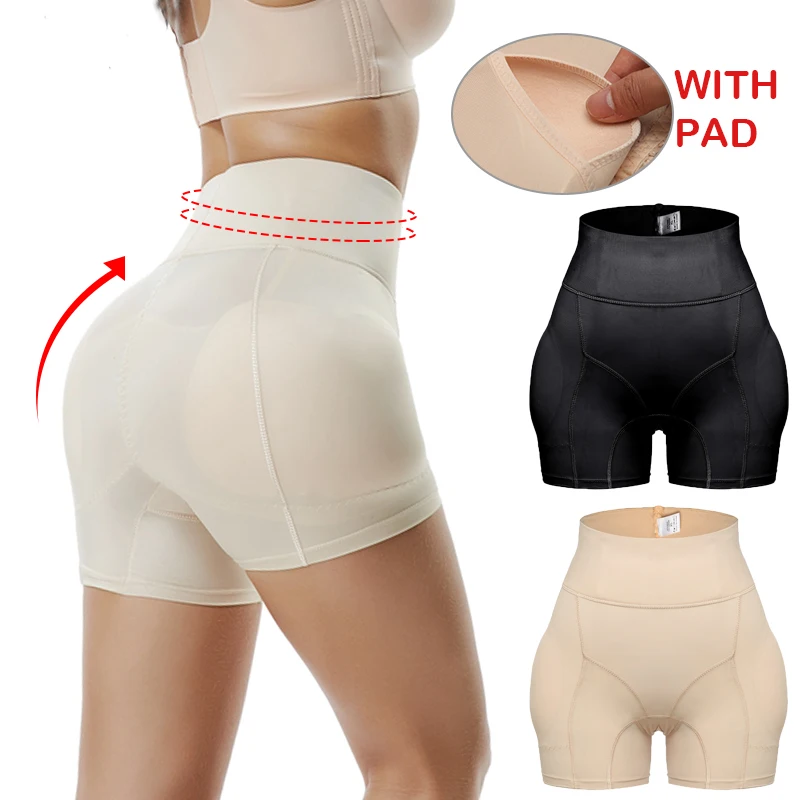 

Women Padded Control Panties Shapewear High Waist Butt Lifter Seamless Shape Curve Shorts Hip 3D Enhancer Tummy Body Shaper