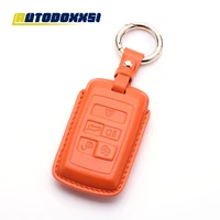 autodoxxsi leather key fob cover case for land range rover sport a9 discovery 2 3 4 jaguar
