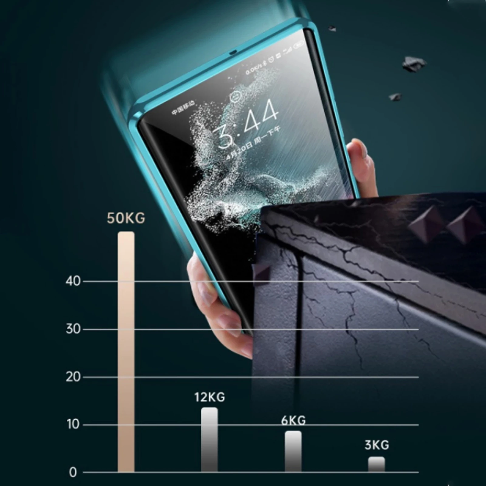 360° Magnetic Case for Samsung Galaxy S22 Plus Ultra Front Tempered Glass+Back Leather with Camera Lens Protector Metal Frame