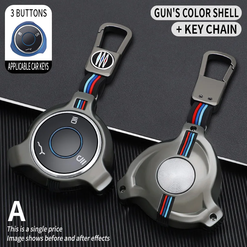 

Car Key Case For Neta V U pro Hezhong new energy vehicles Protective Cover Accessories Car-Styling Holder Shell Keychain