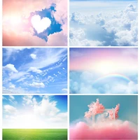 natural scenery photography background blue sky and white clouds meadow travel photo backdrops studio props 22330 tkyd 07