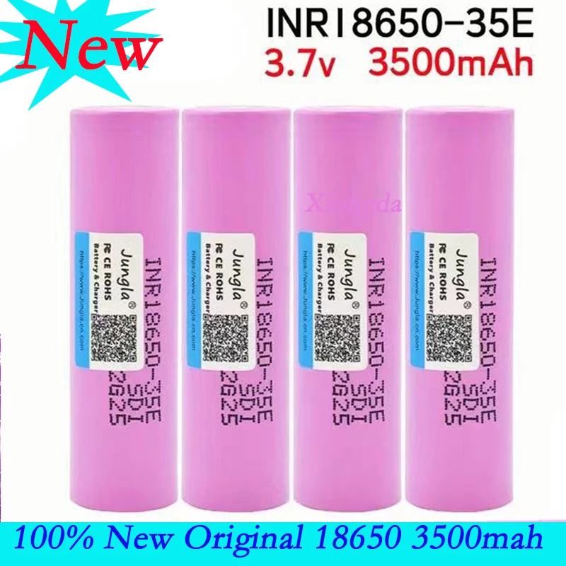 

Originele INR18650 35E 3.7V 18650 3500Mah Lithium Oplaadbare Batterij 25A Ontlading Elektrische Gereedschappen Zaklamp Batteri