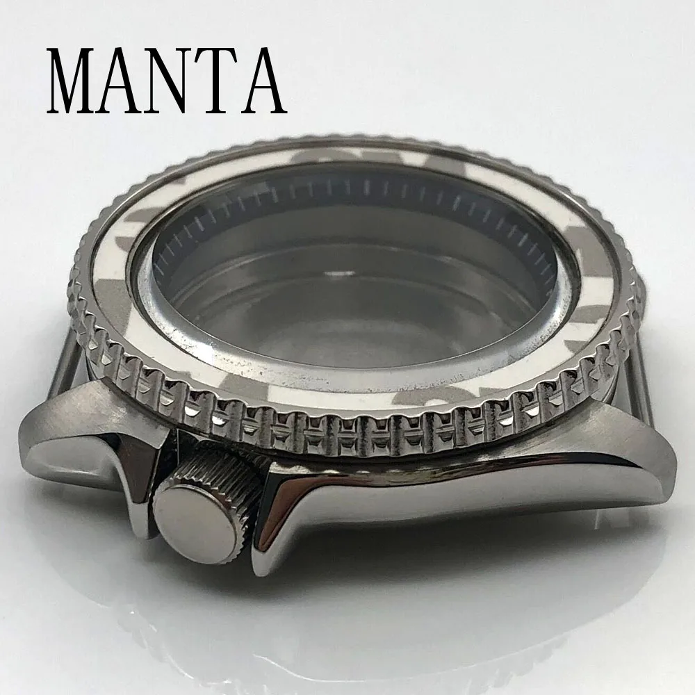 Корпус из нержавеющей стали MANTA 41 мм сапфировое стекло подходит для деталей часов