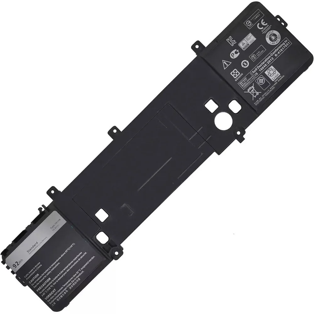 Совершенно новый оригинальный 191YN 14 8 V 92Wh Аккумулятор для ноутбука Dell Alienware 15 R1 R2