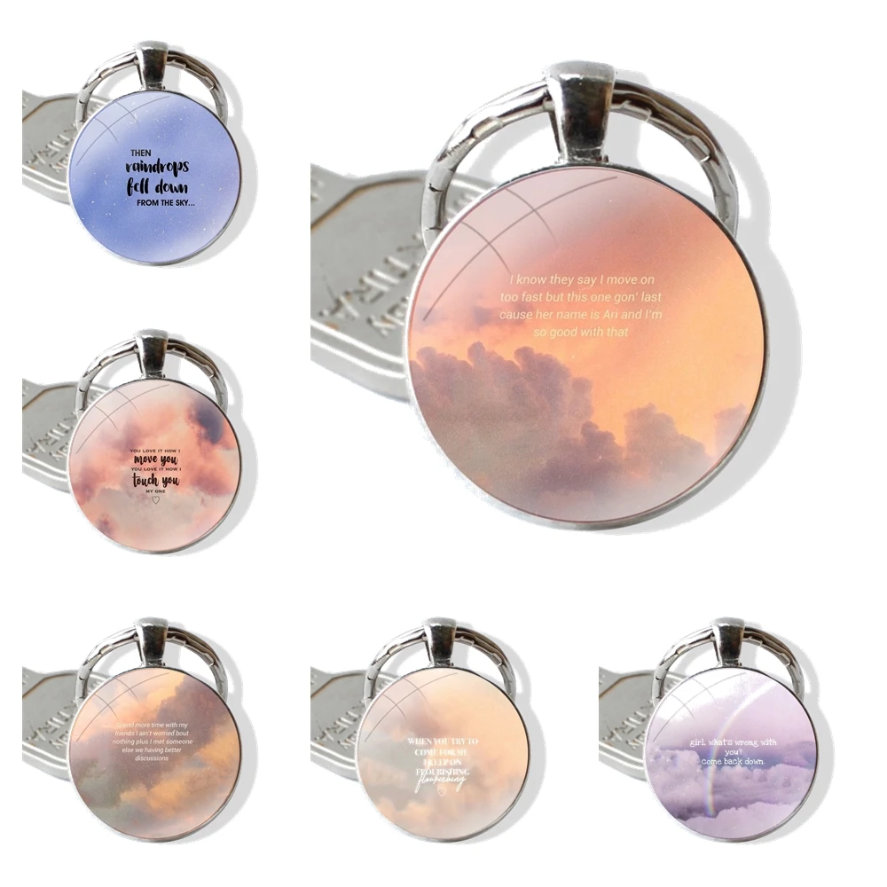 Брелок для ключей брелок подвеска Ариана Гранде песни