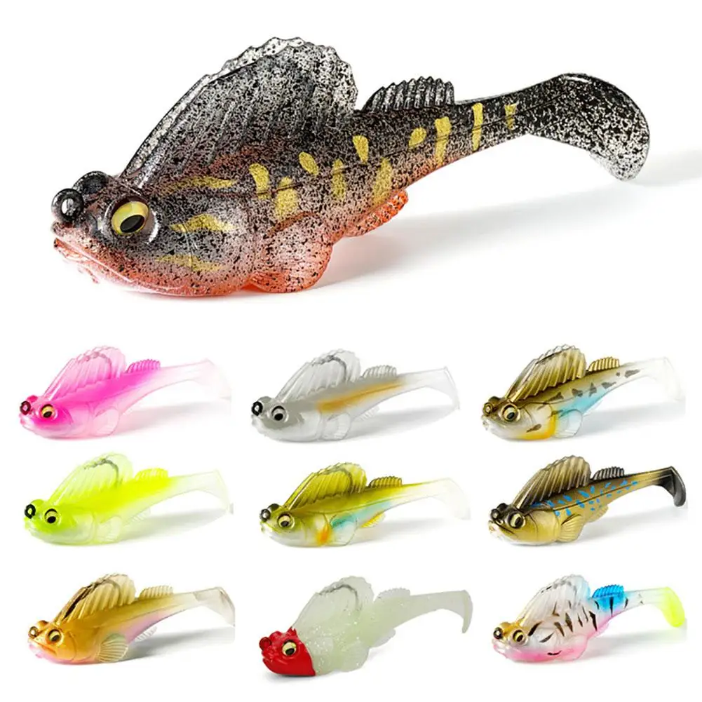 

1pc 7g/10g/14g T Tail Soft Lures With Hook Premium Fishing Lures Fishing Jigs Suitable For Freshwater Seawater