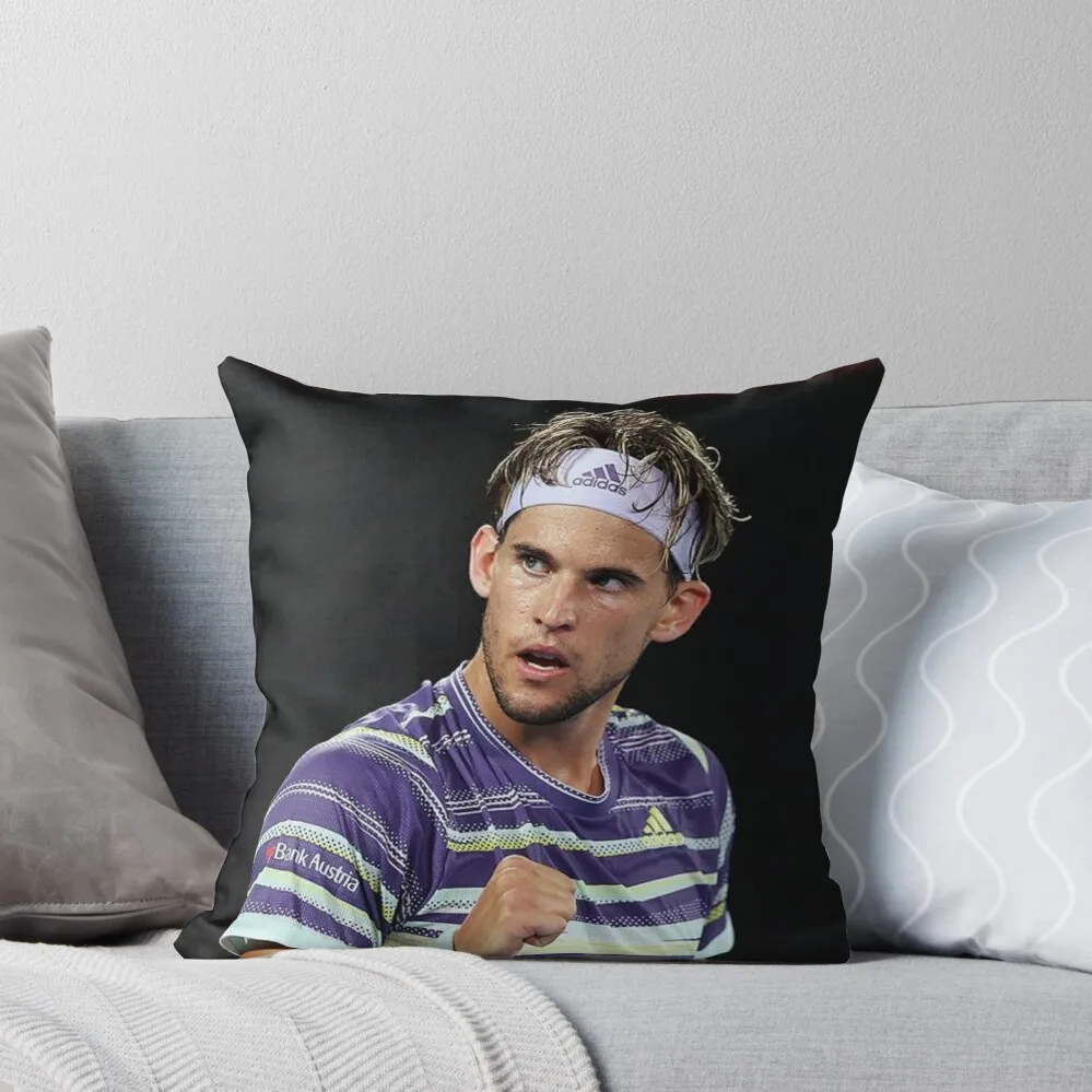 Декоративная подушка Dominic Thiem 2 #280322 наволочки для дивана в гостиную предметы