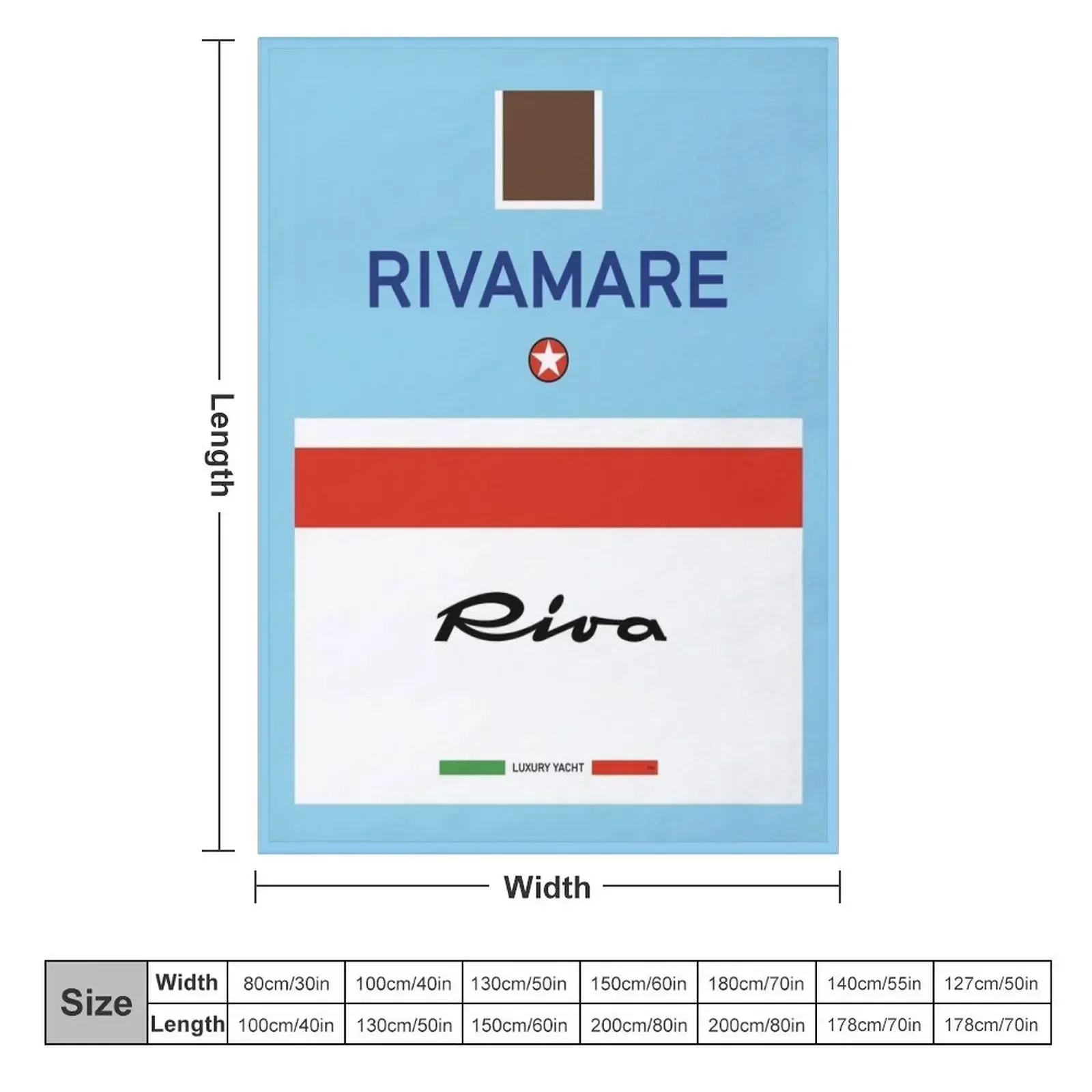 Роскошное одеяло для яхты Riva Rivamare Aquarama Riviera туристическое тонкое роскошное ретро