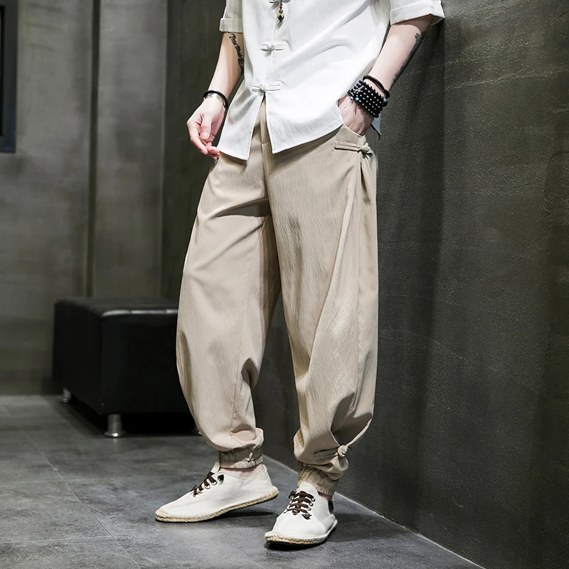 

2022 Spring jogging pants men harajuku casual summer men's joggers chinese style fashion jogger pants for man