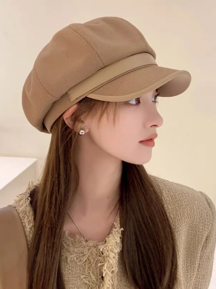 Шляпа женская осенне-зимняя британская ретро интернет-знаменитость