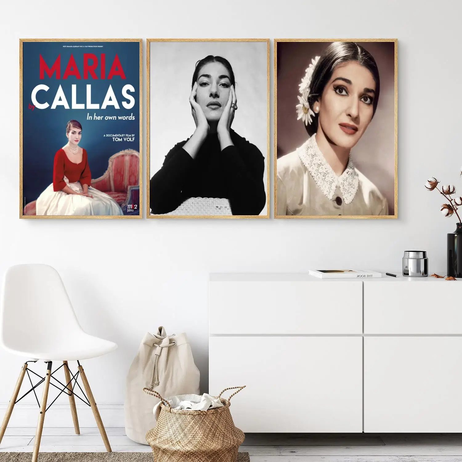 

Maria Callas Poster Poster Wall Art 24x36 Canvas Posters Decoration Art Personalized Gift Modern Family bedroom Painting