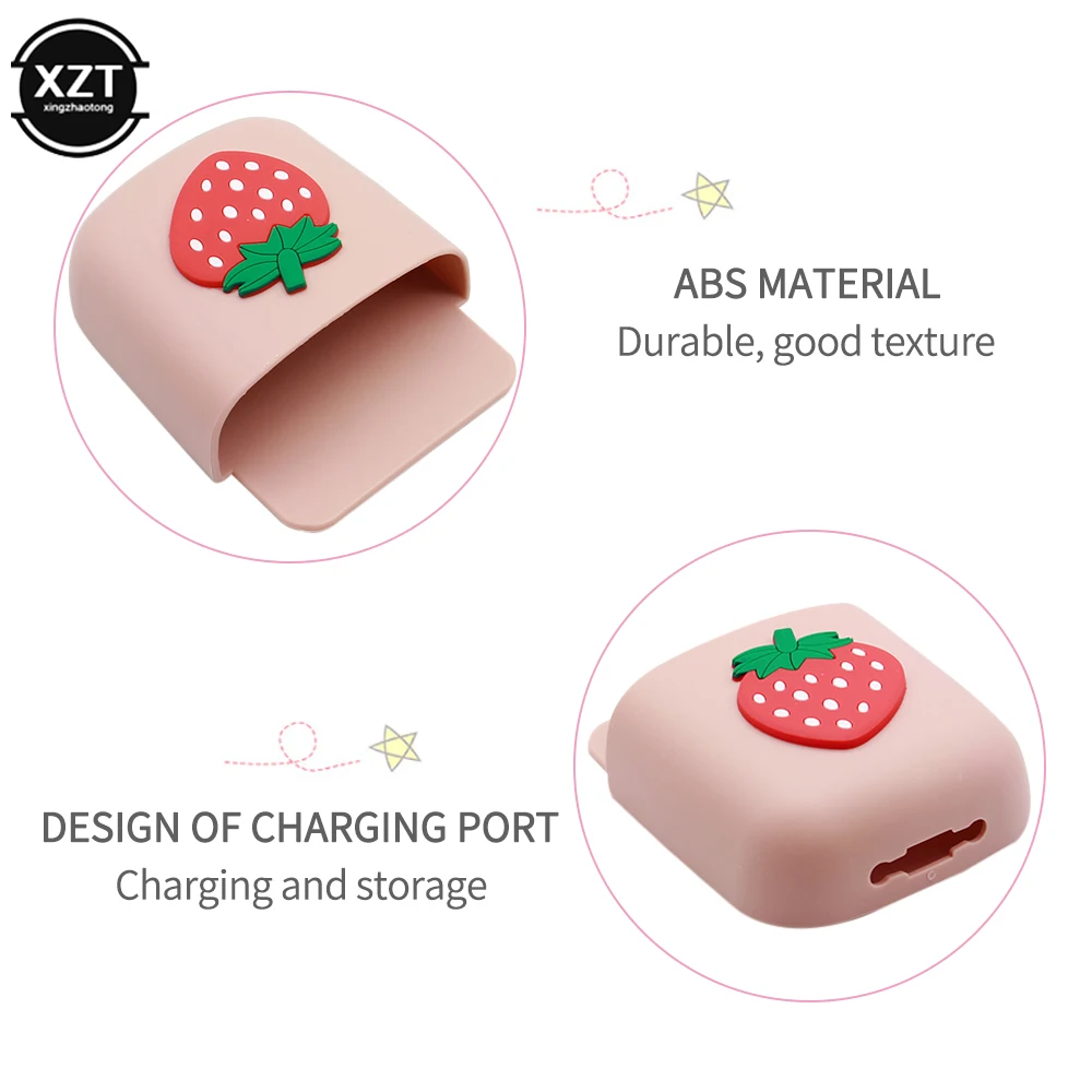 Мультяшный настенный контейнер для хранения держатель штепсельной вилки стойка