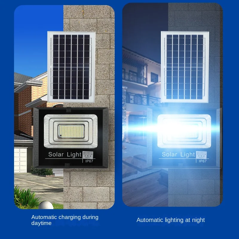 

Solar Reflector Solar Spotlights LED Light 5M Cord Outdoor Garden House Remote Control Waterproof Flood Light Led Wall Lamp