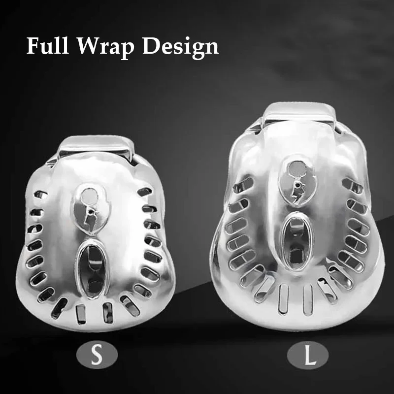 Новая полностью обернутая конструкция из нержавеющей стали Мужская клетка