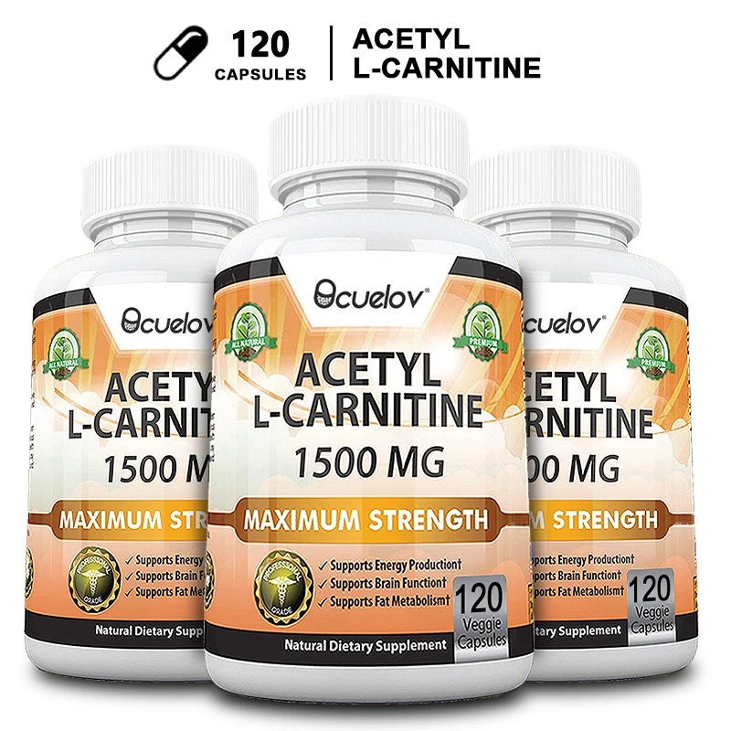 

Acetyl-L-Carnitine - supports weight loss, fat burning, natural energy production, sports nutrition, supports memory/focus